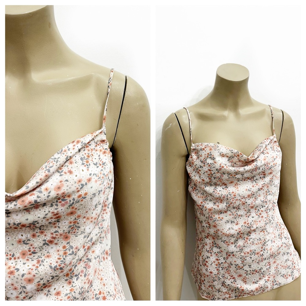 Wilfred ALLUSION floral cowl neck tank. Size XS.